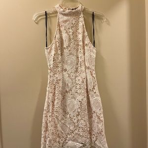 White lace dress